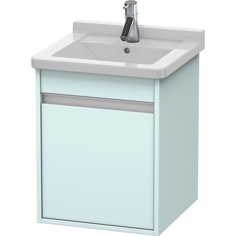 Mueble bajo lavabo KETHO 445x440x550mm apertura izquierda Matt azul claro