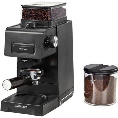 Cuisinart Macinacaffè elettrico ed espresso a macine coniche  35 impostazioni  Contenitore 225 g  Compatibile portafiltro  Selettore 1–14 tazze  Include misurino e spazzola (1/5)