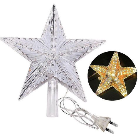 Étoile de Noël lumineuse à cinq branches avec éclairage LED, étanche IP65, économe en énergie (1/5)
