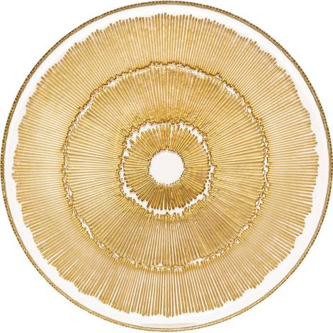 Piatto celeste oro d33xh2cm - Atmosphera créateur d'intérieur