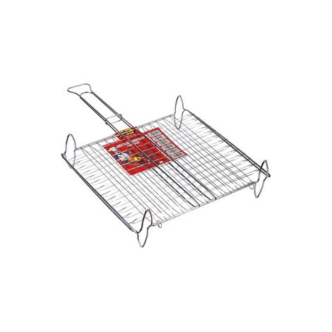 GRATICOLA DOPPIA BOMBATA CON PIEDI 40X30 CM- 1,0 pz