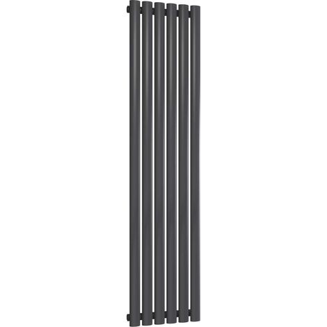 Reina Neva Designer Radiator 1500mm H x 354mm W Single Anthracite (1/5)