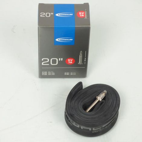 schlauch für fahrrad 20 zoll schwalbe sv7a / 20x1 3/8 37-440 (1/3)