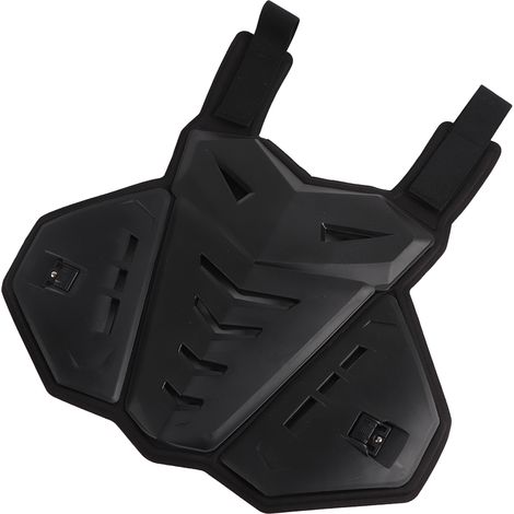 Veste de protection moto résistante, gilet pare-balles pour cascades et courses de motards, protection thoracique noire (1/5)