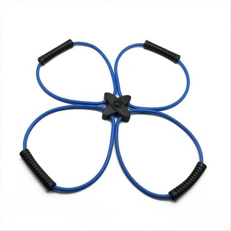 Widerstandsband-Set für Pilates-Reformer, Heimfitnessgerät, blau (1/5)
