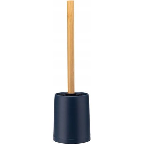 Brosse de toilette Espino, bleu marine, finition mate, bambou, plastique (1/2)
