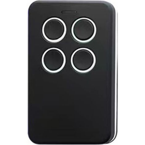 Télécommande universelle multifréquence (280–868 MHz) pour portails, portes de garage et rideaux métalliques – Compatible avec puces HCS301 – Modèle blanc-lsw
