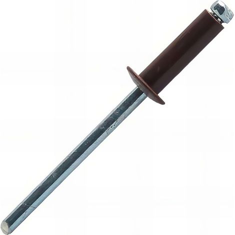 1000 rivets aveugles alu/acier brun TP, D. 4 x 16 mm - ABRD4016-BC - Scell-it