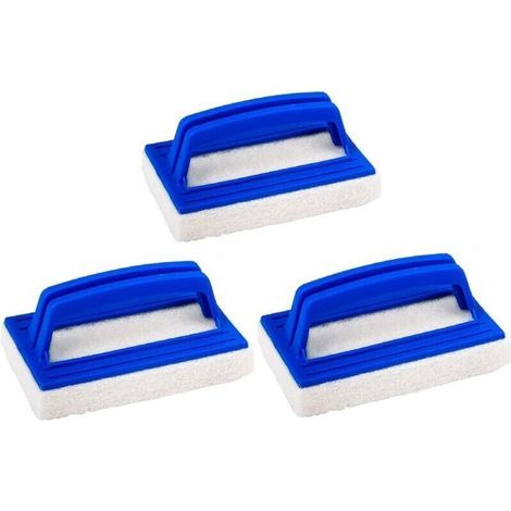Cepillos de esponja para piscina, cepillo de esponja para la línea de flotación, cepillo y accesorios de limpieza para piscinas, limpiador de líneas, adecuado para piscinas, cocinas, baños, etc. 3 pie (1/4)