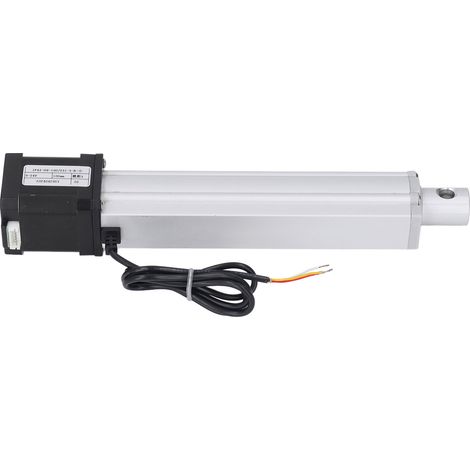 Actionneur linéaire, course de 100 mm, vitesse maximale de 20 mm/s, poussée de 200 N, moteur d'actionneur linéaire 9-24 V CC (1/5)