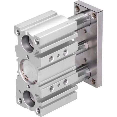 Pneumatikzylinder mit 3 Führungsstangen, SMC-Typ, Aluminiumlegierung, Modell MGPM32X25 (1/5)