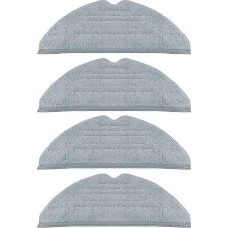 Lot de 4 lingettes de nettoyage à double vibration pour robot aspirateur-laveur Roborock S8, S8 Plus, S8+, S8 Pro, Ultra et G20. (1/5)