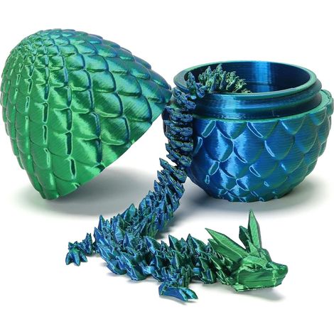 3D Printing Dragon Egg Ornament Toy Christmas Easter Dragon Egg - 3D Printing Dragon Egg Ornament Toy Christmas Easter Dragon Egg (1/5)
