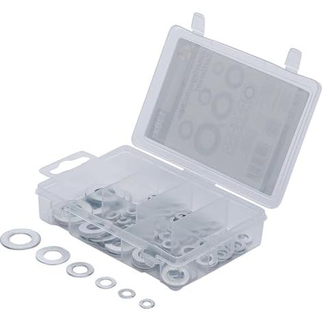 ASSORTIMENT DE RONDELLES Ø 4 - 12 MM (DIAMÈTRE INTERNE) 130 PCS. BGS DO IT YOURSELF 88133 (1/4)