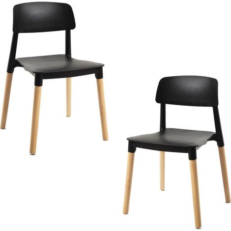 Packs Sillas Comedor - Pack 2 Sillas Estin - Negro (1/5)