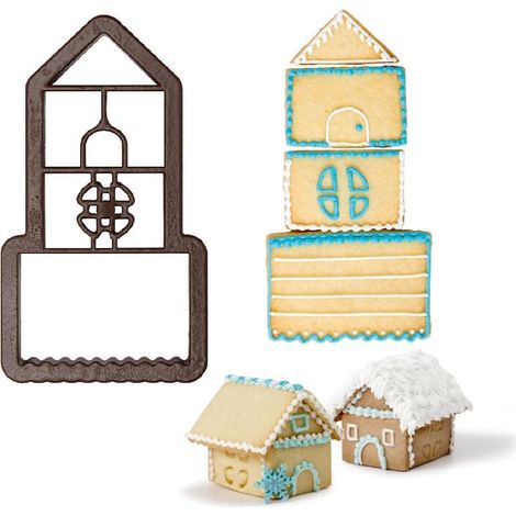 Taglierina 3D per presepe a forma di casetta (1/3)