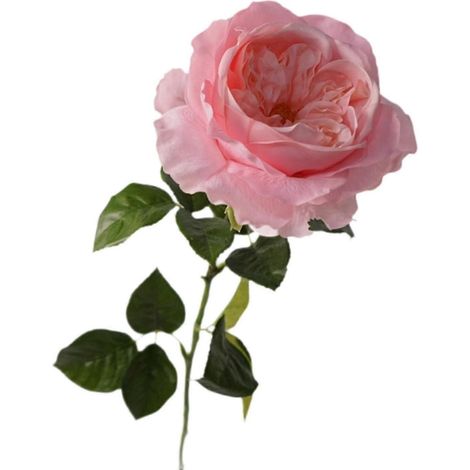 Bouquet de roses artificielles, centre de table réaliste, rose au toucher naturel, idéal pour un anniversaire, une salle à manger, une fête ou une maison.-Light Pink