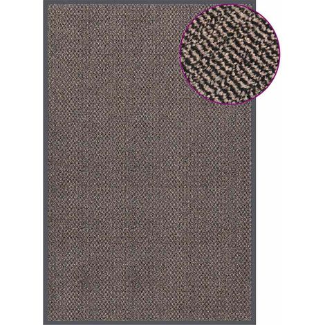 Paillasson touffeté 120x180 cm Marron foncé (1/5)