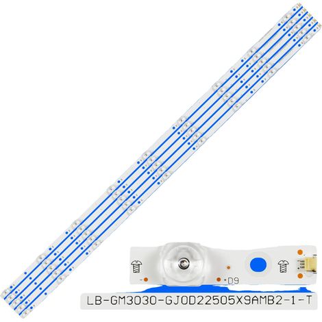 LED-Hintergrundbeleuchtungsstreifen, 970 mm Länge, 9 LED-Perlen pro Streifen, 3V Spannung, Kompatibilität mit mehreren Modellen, Neuheitszustand (1/5)