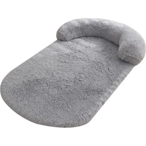 Panier pour petit chien (60 x 50 x 12 cm), lit douillet en peluche avec bords surélevés, pour chiens jusqu'à 8 kg (1/5)