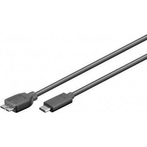 goobay 67996 Câble USB 3.0 pour Appareil USB-C/USB 3.0/Micro-B Noir (1/2)