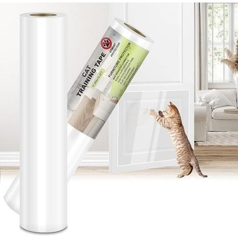 Protection Canapé Chat Anti Griffe 30cm x 5m, Protecteurs Anti-Griffes pour Meubles Porte Mur Canapé Comptoirs (1/4)