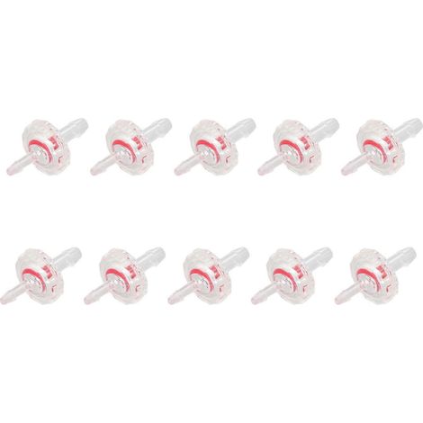 10-teiliges Rückschlagventil-Set aus PP, Einwegventil, Durchflussregler, Durchmesserreduzierung, für Aquarien (3 bis 3 Zoll)