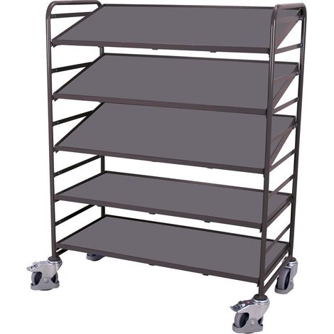 VarioFit Eurokastenwagen 5 Holzböden RAL 7016