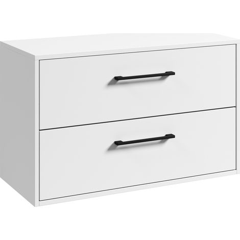 Badplaats Sottolavabo Florence 80 x 46 cm – Bianco Lucido – Mobile Sospeso