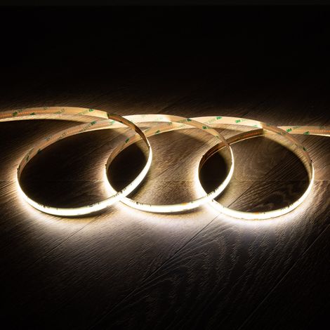 LED-Streifen Digital Spi 24V COB 360 LED/m 5m Breite 10mm Schnitt 8 cm IP20 4000K Neutralweiß