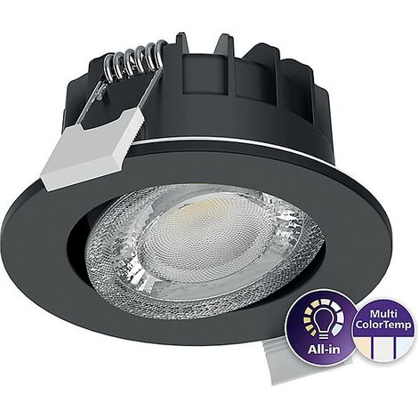 Spot encastré LED Ledinaire RS071B MultiCCT 6W 60° IP65 UGR23 blanc - Philips