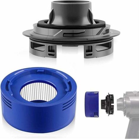 Kit de Filtres Arrière Lavables pour Aspirateur Modèles V7 V8, Accessoires de Remplacement Couvercle Moteur (1/4)