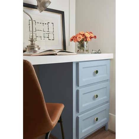 Lot de 4 poignées d'armoire de style moderne,(32 mm)  poignées de meubles, poignées de tiroir d'armoire, poignées en laiton pour portes d'armoires de (1/4)