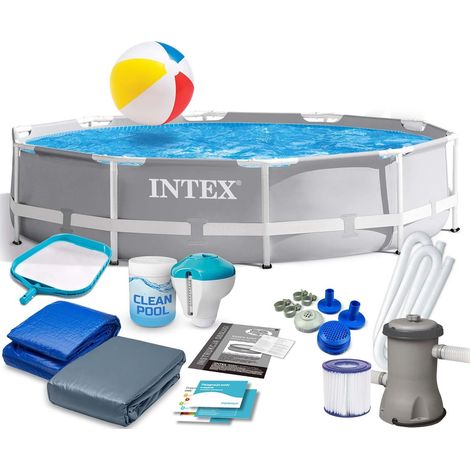 Piscina de jardín con estructura 305 x 76 cm 15 en 1 INTEX 26702