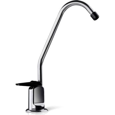 iSpring GB1 100% bleifreier Wasserfilterhahn für die meisten Umkehrosmose- oder Wasserfiltersysteme, ohne Luftspalt, Chromoberfläche, für Trinkwasser (1/4)
