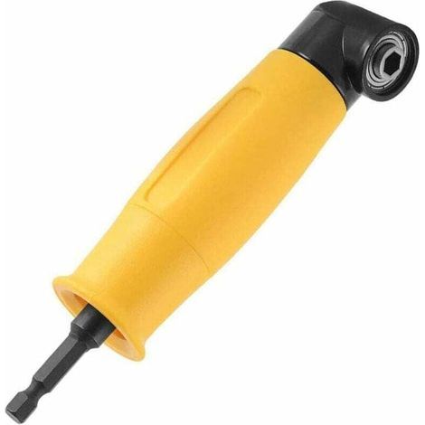 Bohrer-Set für 6,35-mm-Sechskantschaft-Winkelschraubendreher, 90°-Winkelaufsatz, Schraubendreher-Verlängerungshalter-Adapter (1/4)