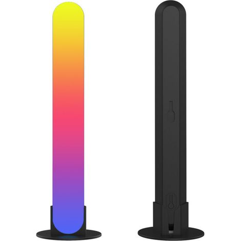 Lampe de chevet LED, lampe de ramassage, lampadaire magique, application Bluetooth, lampe d'ambiance de bureau, 2 pièces (1/5)