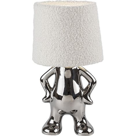 Lampada da tavolo Rabalux Smurfy ceramica cromo E14 (1/5)