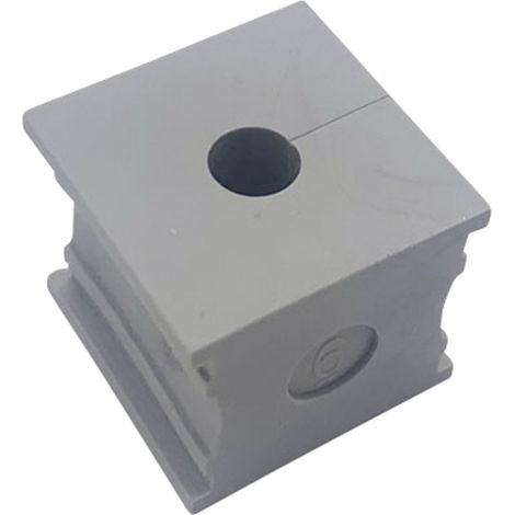 TRU COMPONENTS ELT 6 Kabeldurchführung geschlitzt  Klemm-Ø (max.) 7 mm  Elastomer Grau 1 St. (1/3)