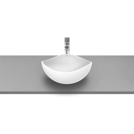 Lavabo de FINECERAMIC® de sobre encimera OHTAKE - ROCA Color: Blanco (1/3)