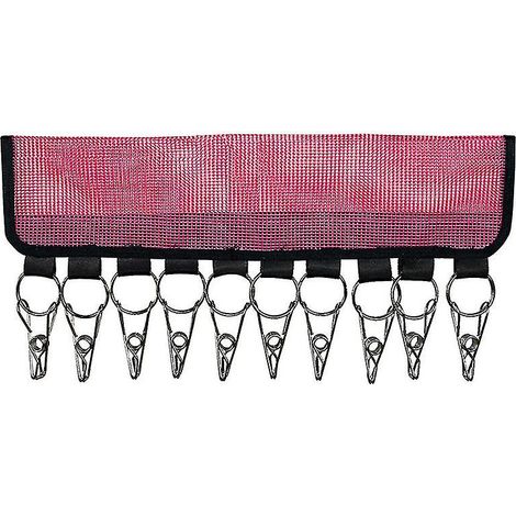 Porte-casquettes et organisateur mural - Rose rouge, lot de 1 (1/5)