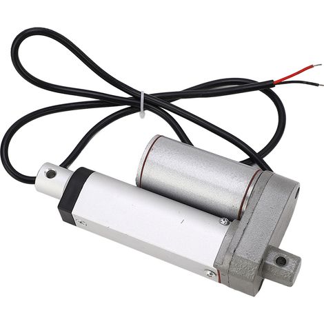 Vérin électrique linéaire blanc course 50 mm IP65 750 N en alliage d'aluminium 24V pour fauteuil de massage kit avec contrôleur et télécommande (1/5)