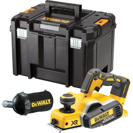 Dewalt DCP580N 18v XR Cordless Brushless Planer Bare + TSTAK Case + Dust Bag (1/4)