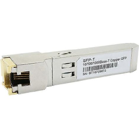 Module SFP Gigabit RJ45 10100 Mbps, câble cuivre SFP, émetteur-récepteur SFP RJ45, commutateur Ethernet Gigabit KNS (1/5)