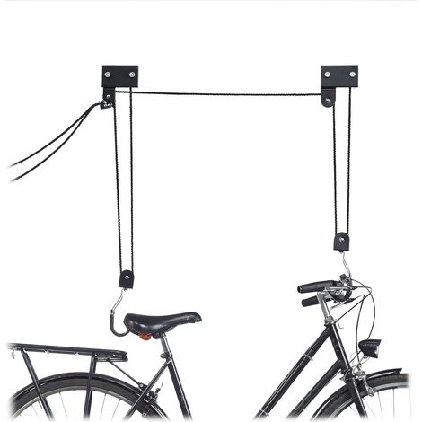 Élévateur de vélo avec crochet et frein à corde, kayak, élévateur de vélo, taille unique