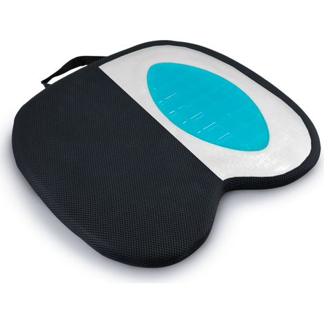 Galette Chaise Confort Mousse Mémoire Forme Gel Respirante (1/5)