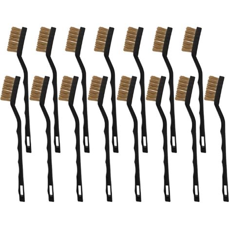 Ensemble de 15 brosses en fil laiton, es pour éliminer la rouille et (1/5)