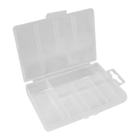 Boîte De Rangement En Plastique (85 X 135 X 25 Mm / 3 35'' X 5 31'' X 0 98'') - 5 Compartiments (1/2)