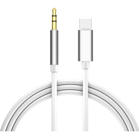 2pcs Câble USB C vers prise audio auxiliaire 3,5 mm pour iPhone 15, USB Type C vers 3,5 mm casque haut-parleur de voiture cordon stéréo pour iPhone 15/15 Plus/15 Pro/15 Pro Max, Galaxy S24 S23 S22, ar
