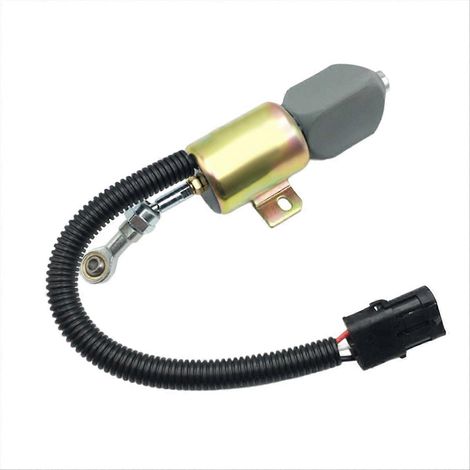 Électrovanne d'arrêt moteur pour groupe électrogène diesel Accessoires pour moteur diesel (24 V) (1/5)